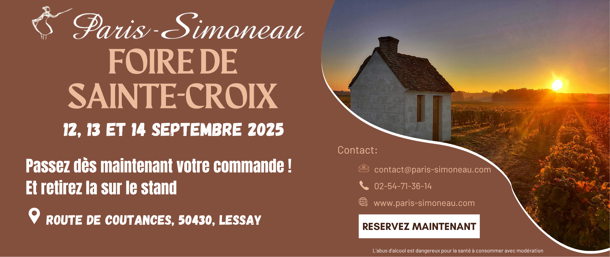 Invit foire lessay (21.3 x 9 cm)